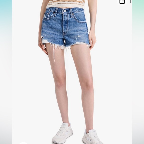 Levi's Pants - Levi’s Women’s 501 Cutoff Denim Jean Shorts size 26.